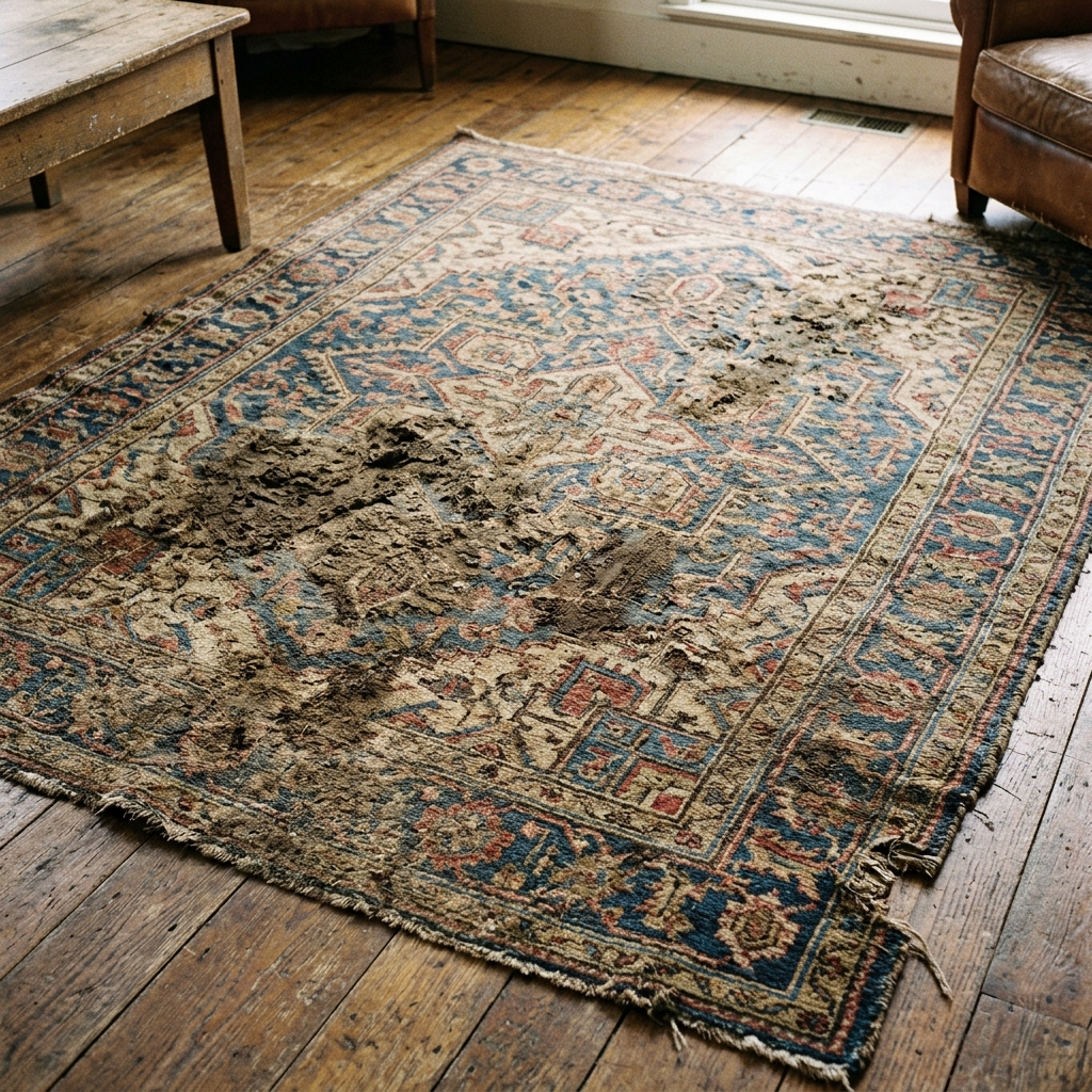 Before Rug Steam Cleaning